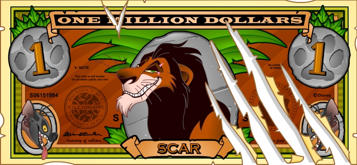 Villion Dollar Bill - Scar