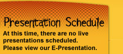 Presentation Schedule