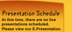 Presentation Schedule