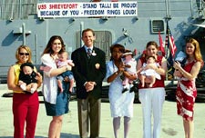 Disneyland Resort Ambassador Matt Ebeling greets new moms