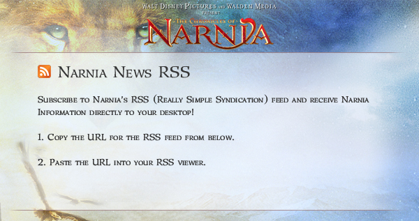Walt Disney Pictures and Walden Media present The Chronicles of Narnia: The Lion, The Witch and The Wardrobe