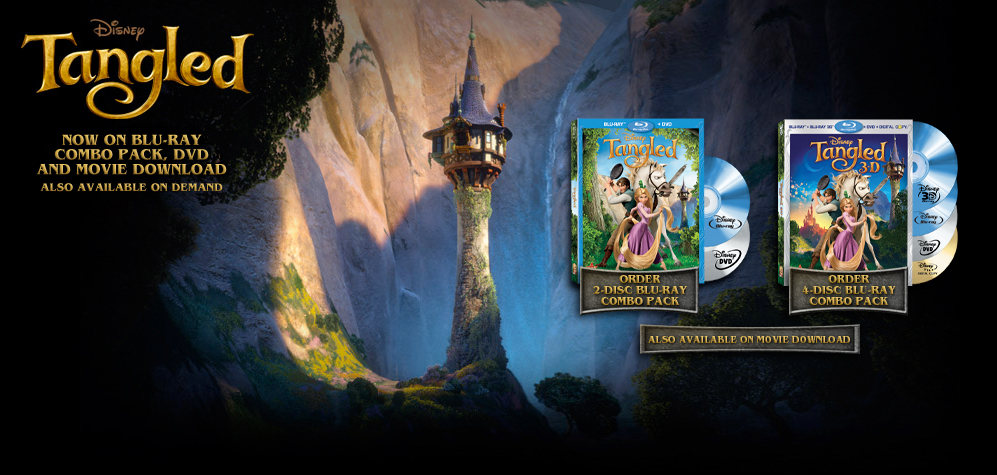 Tangled - On Blu-Ray Combo Pack, DVD and Movie Download March 29th