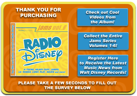 Thank you for purchasing Radio Disney Jams Vol. 6