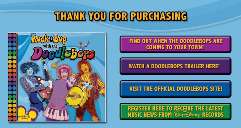Thank You For Purchasing Rock & Bop With The Doodlebops!