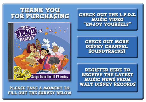 Thank you for purchasing The Proud Family soundtrack