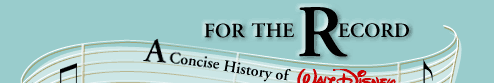 Walt Disney Records -- History
