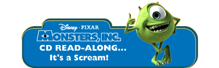 Monsters, Inc. CD Read-Along...It's a Scream!