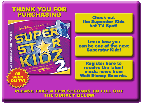 Thank you for purchasing Superstar Kidz 2