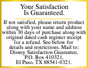 Your Satisfaction Guaranteed.