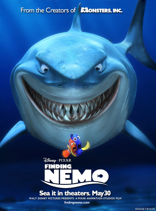 Finding Nemo -- Sea it in theaters. May 30
