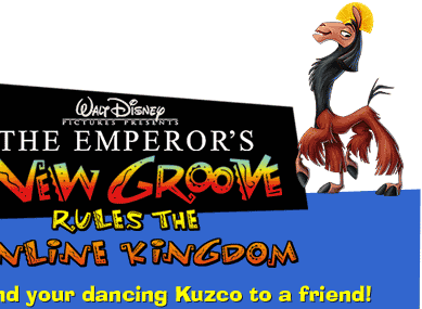 Send your dancing Kuzco to a friend!