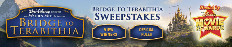 Bridge To Terabithia Sweepstakes