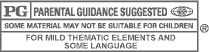 Rated PG for mild thematic elements and some language -- Parental Guidance Suggested -- Some material may not be suitable for children