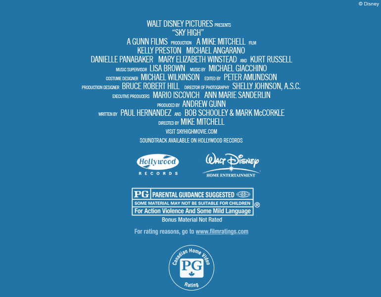 Walt Disney Pictures Presents Sky High