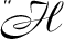 "H