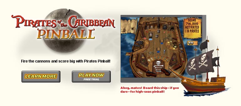 Pirates of the Caribbean Pinball