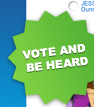 VOTE AND BE HEARD