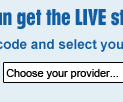 To see if you can get the LIVE streaming service, enter your zip code and select your provider below: