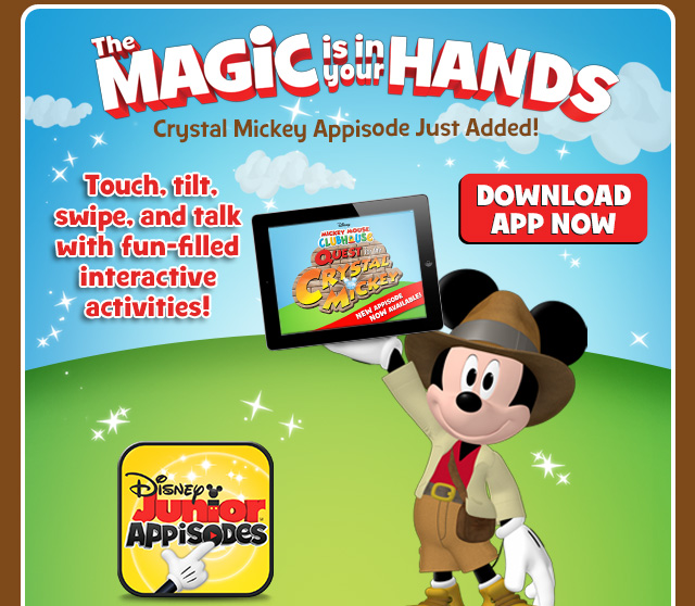Eht MAGIC is in your HANDS Crystal Mickey Appisode Just Added!