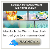 Subway® Sandwich Master Game
